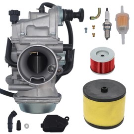 YJGZSVK Carburetor For Honda FourTrax 300 TRX300 Rancher 350 TRX350TE TRX350TM Foreman 400 TRX400FW 450 TRX450S TRX450FE 4x4 Air Oil Filter