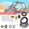 GOLKNHA Full Set Swing Arm Bearing Seals Bolt Kit Compatible