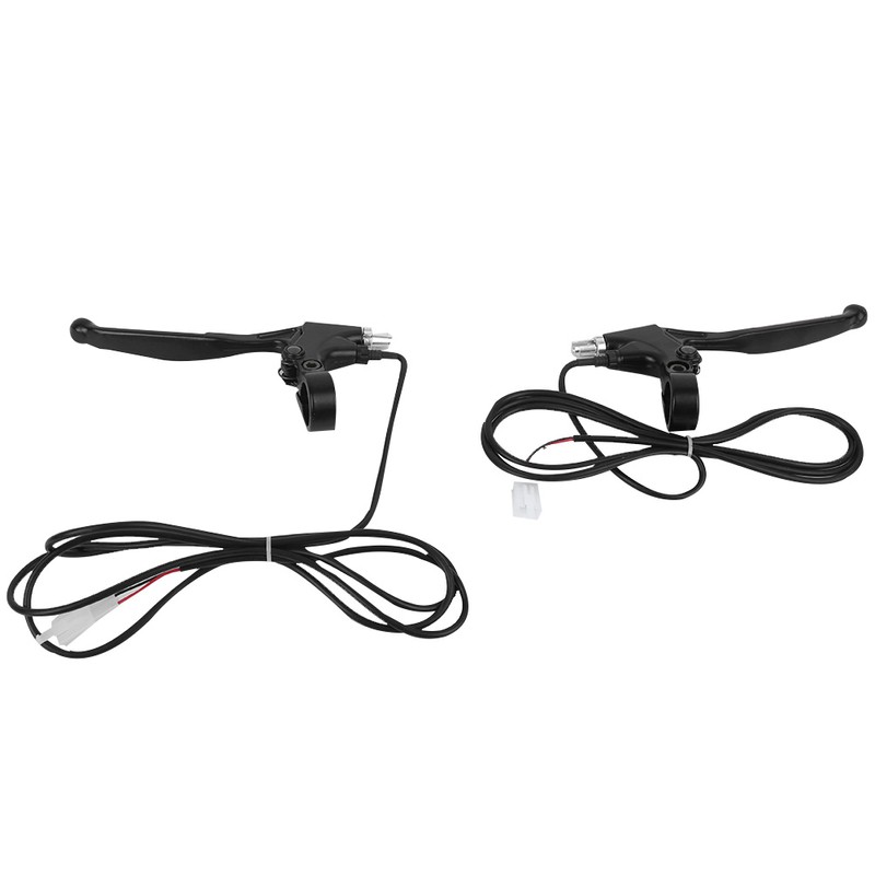 1Pair Electric Bicycle Ebike Metal Handle Brake Lever Replacement Accessory