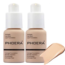 30ml Full Coverage Foundation Flawless Concealer Foundation Matte Oil Control Concealer Long Lasting Moisturizing Base Liquid Cover Cream Colour Changing Foundation for women&girls