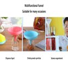 Pack of 25 Small Funnels, Plastic, Mini Plastic Funnel, Kitchen