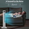 Antarctic Star Tower Fan Portable Floor Fans 85°Oscillating Fan 36''