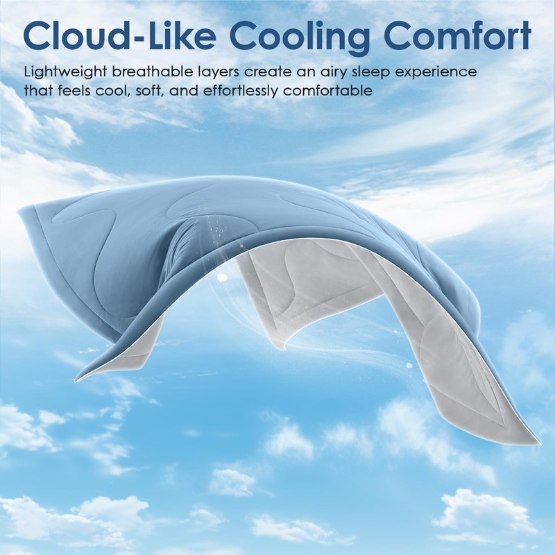 Cooling Comforter King Cooling Blanket for Hot Sleepers 90"x108"