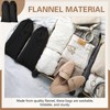 Amylove 4 Pcs Flannel Cloth Shoe Bags for Travel, 8
