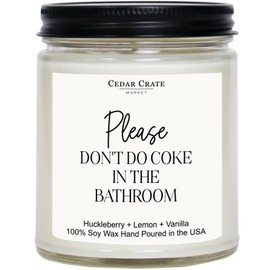 Funny House Warming Gifts New Home Women Men Couple | Housewarming Gift Ideas | Neighbor Gifts Ideas | Apartment Decor | Candles for Men, Women | Hostess Gifts for Women | Made in USA
