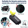 POLICE Bike Alarm with Remote Motorcycle Scooter Anti Theft Security