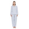 amaxer Women's 100% Cotton Pajama Set Long Sleeve Soft Button