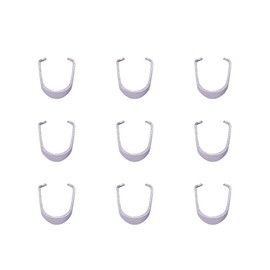PH PandaHall 304 Stainless Steel Pinch Bails Dangle Charms Jewelry Findings 7x6mm 20pcs a Bag