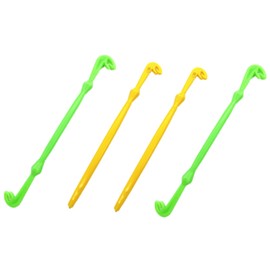 GZXYUAN 4 Pieces Easy Hook Loop Tyer Plastic Hook Disgorger Fishing Tie Fast Nail Manual Knot Tying Tool Fishing Hook Tier Set for Fly Fishing