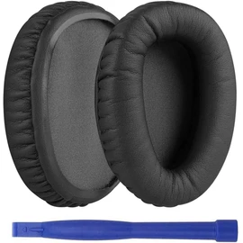 WH-CH710N Ear Pads, Replacement Earpads Ear Cushions Muffs Protein Leather Memory Foam Cover Repair Parts for Sony WH-CH700N WH-CH710N MDR-ZX770BN MDR-ZX780DC Headphones (Black)