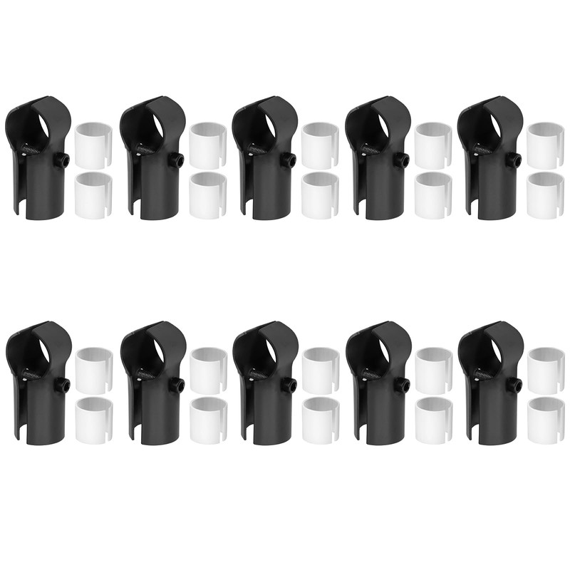 eoere 10 Sets T Pipe Connector Clamp, Fit OD 25.4