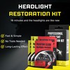 Phantom Clear 3-Step Headlight Restoration Kit – Removes Yellowing, Haze