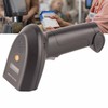 Wireless Barcode Scanner 2.4GHz OLED Display Voice Prompt 20000 Data