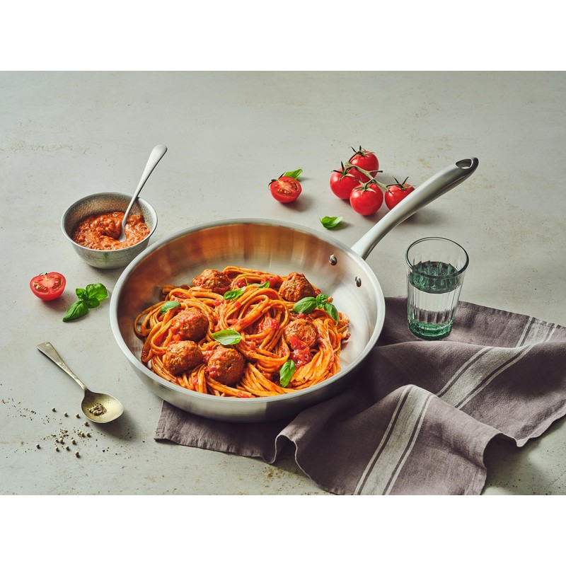 CHEF TOPF 5-Ply Stainless Steel Frying Pan, Full 5-Ply Clad,