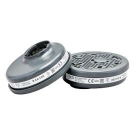 Replacement Filter BLS 202 B-Lock P3 R | 2 Dust Filters with B-Lock Bayonet Connection | CE Certified | Made in Europe