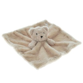 Royal Icon - Soft Baby Comforter Blanket - Baby Boys & Girls Comforters Baby Comforter Toy Cuddly Fleece Animal Comforters are Ideal for New Baby Gifts and for Peaceful Sleep Ri270 (Teddy)