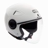 MMG Helmets Open Face Pilot Style Integrated Flip Up Visor