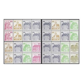 Goldhahn Berlin Heftchenblatt Nr. 18-21 postfrisch ** "Burgen+Schlösser" Briefmarken für Sammler