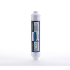 Hydronix ICF-10 RO Reverse Osmosis Post Polishing, Fridge and Ice Inline Coconut GAC Water Filter, 2000 Gal, 1/4" NPT