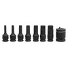 Sealey AK5622 8pc 3/8"Sq Drive Spline Impact Socket Bit Set