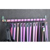 Kyraton Kitchen Utensil Rack, Kitchen Rack With Rainbow Titanium Plating,Rail