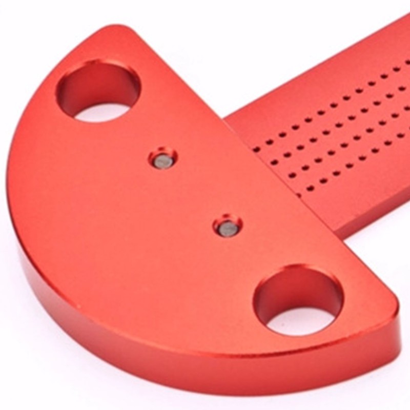 Woodworking Scriber T Square Ruler Hole Positioning Scribing Tool Marking