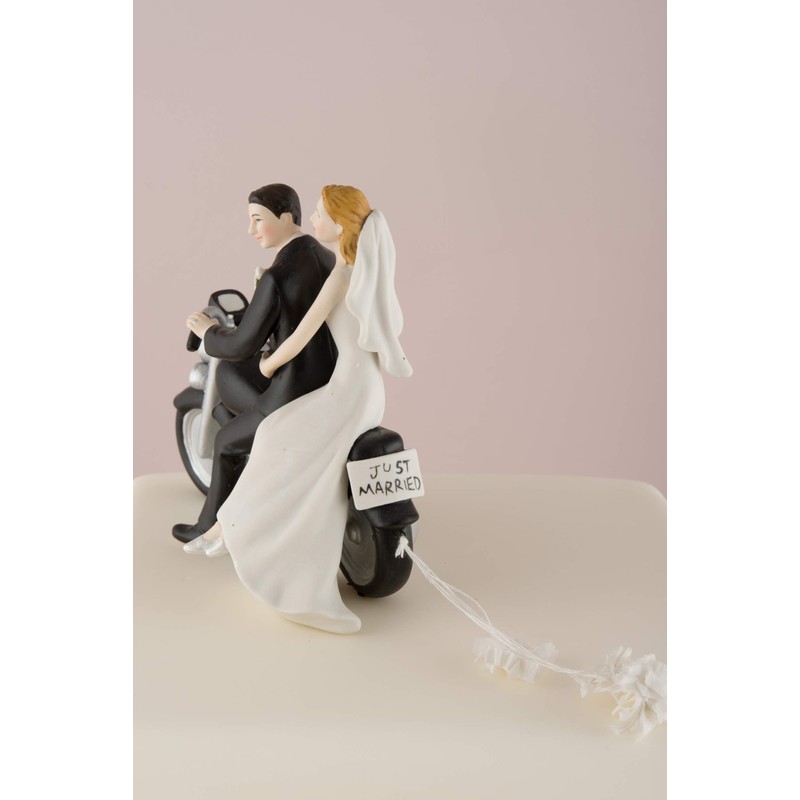 Weddingstar Motorcycle Get-Away Wedding Couple Figurine