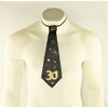 Happium Happy Birthday Black Gold Tie - Party By Age