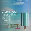 Microfiber Beach Towel, Oversized 160 x 80 cm with Premium