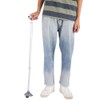 Elderly Walking Cane Anti Slip Adjustable Height Hand Walking Stick