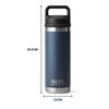 YETI Rambler Water Bottle 18 oz (532 ml) Charcoal -