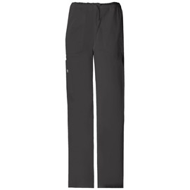 Cherokee Big and Tall Premium Core Stretch Unisex Cargo Scrubs Pant, Black, XXX-Large