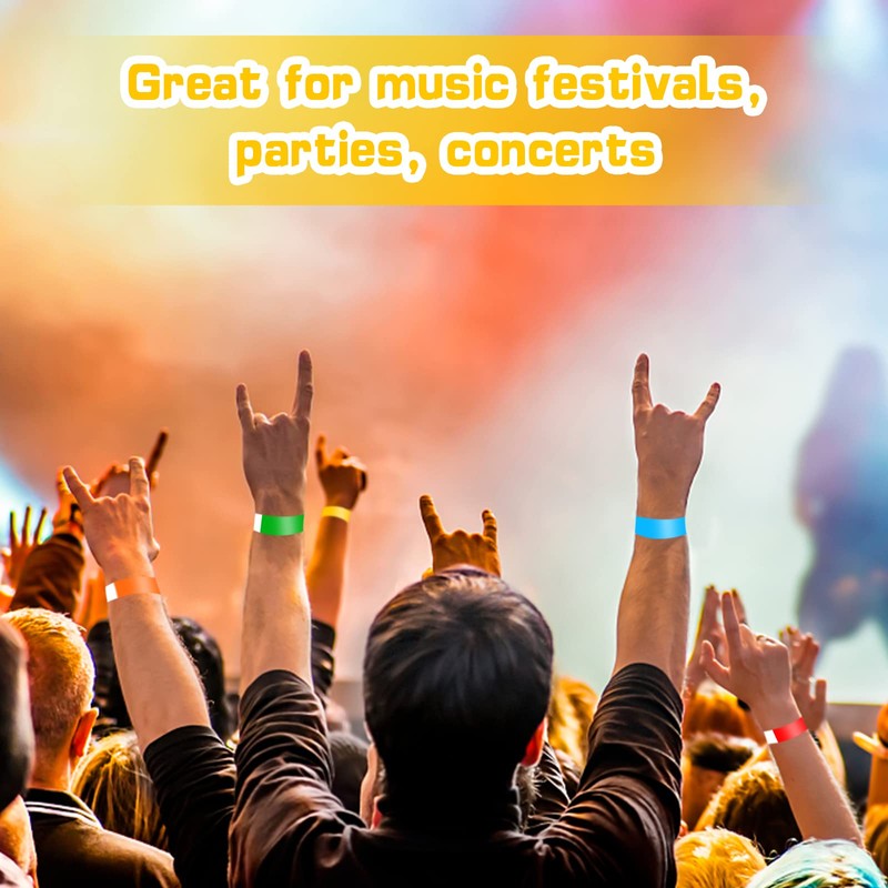 600 x Entrance Wristbands, Waterproof Event Bracelets, Party Control Bands,