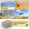 Powrocket Window Air Conditioner Cover for U-Shaped Window AC Units,3