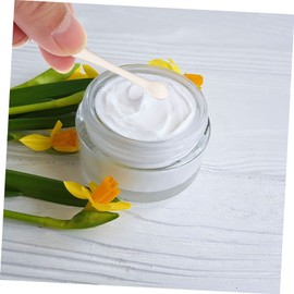 NOLITOY Metal Electroplated Face Cream Spoon 6pcs Pack Face Mask Spoon for Beauty Products