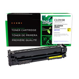 Clover Remanufactured Toner Cartridge Replacement for HP CF502A (HP 202A) | Yellow