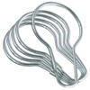 Rocky Mountain Goods Metal Shower Curtain Rings - 12 Pack - Rust Free Chrome - Fits Standard Shower Curtains - Easy Slide Design - Heavy Duty - Made in USA
