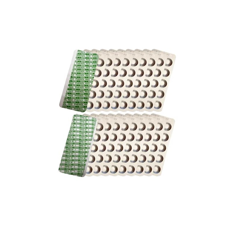 harren24 Test Tablets for Shake Testers (Rapid) for Chemical Water