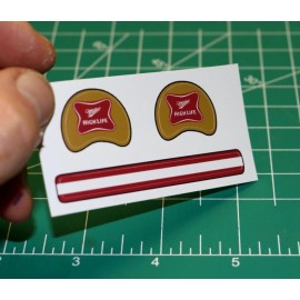 Miller High Life Beer Football Gumball Helmets Custom DIECUT DECAL SHEET ONLY