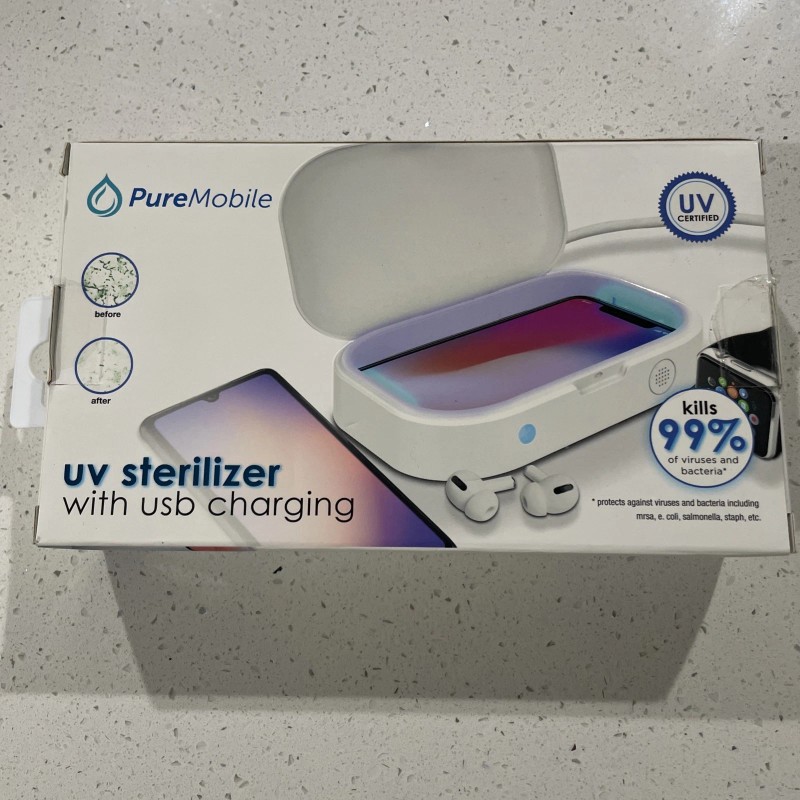Pure mobile UV Phone Sanitizer & Wireless Charger UVC Light