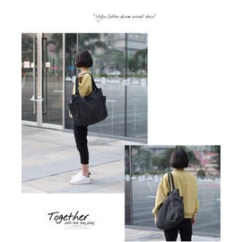 Riavika Canvas Weekend Tote Bag Shoulder Bag for Women Large Tote Bags with Zipper Lightweight Utility Tote Bag with 4 Exterior Pockets, Perfect for Overnight Travel, Work, Shopping, Beach Days