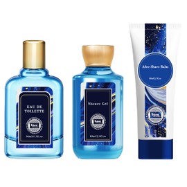 Hybrid & Company Blue Sky 3Pcs Gift Set For Men 100ml-Perfume&80ml-After Shave Balm &80ml-Shower Gel