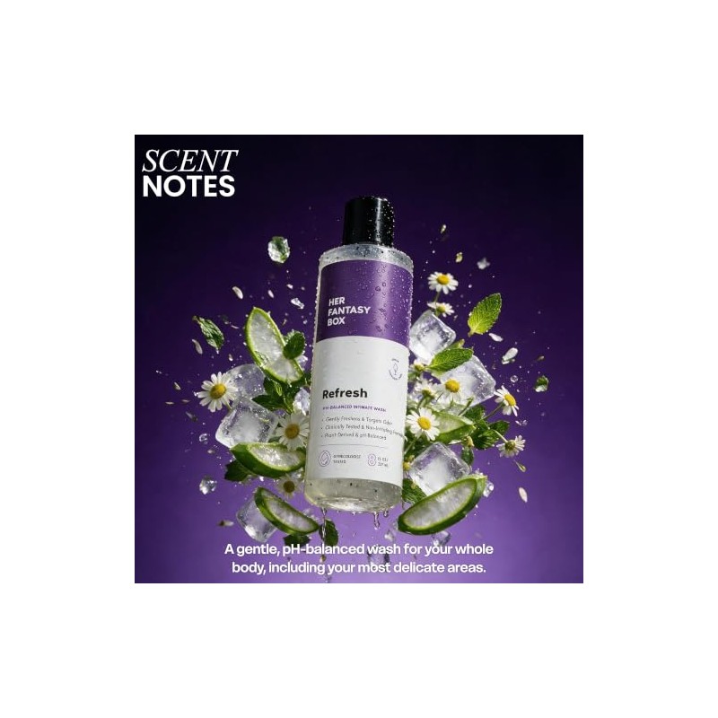 Her Fantasy Box Gel Ducha Equilibrante Refresh Solución Higiene Femenina