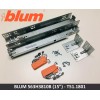 Yes Blum TANDEM plus BLUMOTION 563H Soft Close 15" Drawer
