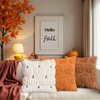 Vfuty Fall Accent Pillow Cover 20x20 Set of 2 Beige