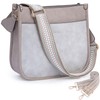 Caitina - Bolso bandolera de piel vegano para mujer, con