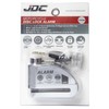 JDC Motorcycle Brake Disc Lock Alarm Jaws Chrome