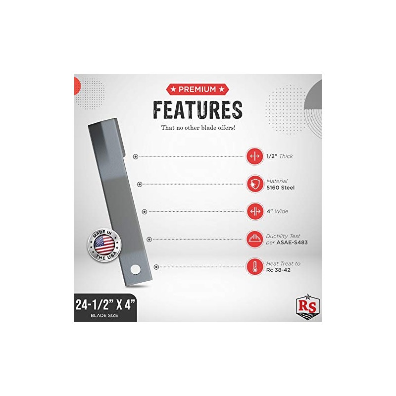 Rancher Supply 0652010330 Servis/Rhino Blade Pair