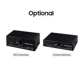 LYNEPAUAIO B063 1 in 4 out Audio Signal Distributor Stereo Signal Source Audio Splitter Lossless Output USB 5V Powered RCA Interface