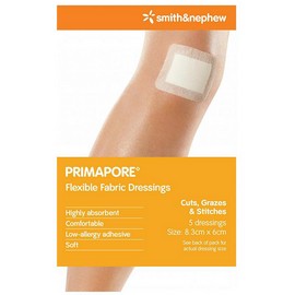 Primapore 8.3cm x 6cm 5 Pack